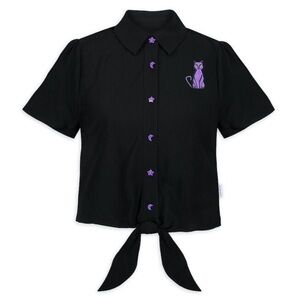 NEW Disney Her Universe Women XXL Hocus Pocus Tie Front Shirt Sanderson Sisters